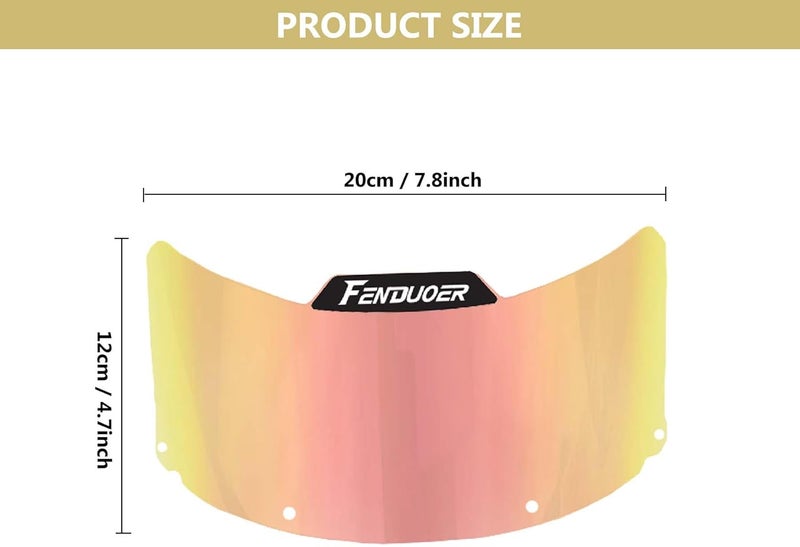 Fenduoer Softball/Baseball Mask Visor, Eye-Shield for All Defense Fielder’s Mask Sports Sunglasses - Image 2